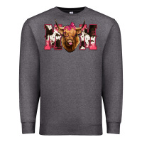 Charcoal Heather Highland Cow Mom Premium Sweatshirt - Bettercallsaul