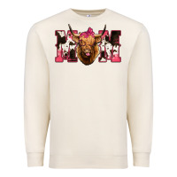 Sandshell Highland Cow Mom Premium Sweatshirt - Bettercallsaul