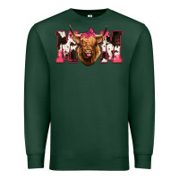 Sports Green Highland Cow Mom Premium Sweatshirt - Bettercallsaul