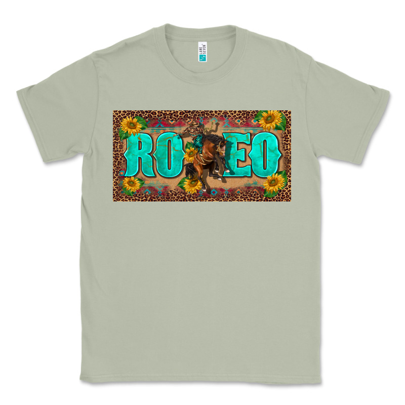 Western Rodeo Horse Leopard Aztek Sunflower License Plate Template Classic Tee by BarkalooDesign | Teevron