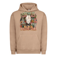 Pigment Burro Last night we let the liquor talk Urban Hoodie - HowdyJamesFarm
