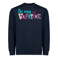 Navy be my valentine Heavyweight Sweatshirt - AdoDesignShop