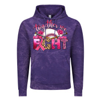 Cloud Purple breast cancer together we fight with baseball Vintage Hoodie - Artiststas