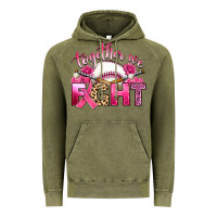 Vintage Olive breast cancer together we fight with baseball Vintage Hoodie - Artiststas