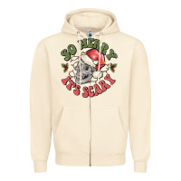 Sandshell so merry it's scary Zipper Hoodie - MaliasSmallBusiness