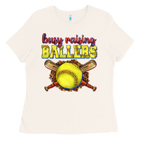 Bone busy raising ballers softball Ladies Tee - texasbilliewilder