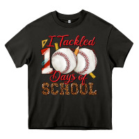 Asphalt i tackled 100days of school baseball Heavy Core Tee - texasbilliewilder