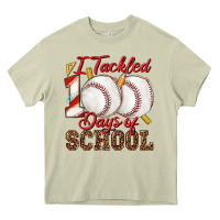 Mossy i tackled 100days of school baseball Heavy Core Tee - texasbilliewilder