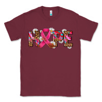 Burgundy hope and cancer ribbon Classic Tee - AdoDesignShop