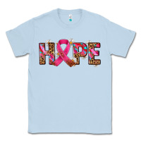 Dusty Blue hope and cancer ribbon Classic Tee - AdoDesignShop