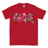Red hope and cancer ribbon Classic Tee - AdoDesignShop