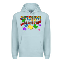 Blue Mist different is beautiful Premium Hoodie - JahusDesignShop