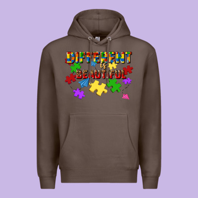 Different Is Beautiful Premium Hoodie Designed By Jahusdesignshop