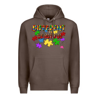 Coffee different is beautiful Premium Hoodie - JahusDesignShop