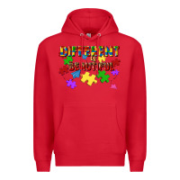 Red different is beautiful Premium Hoodie - JahusDesignShop