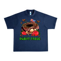 Navy donut panic Urban Heavy Tee - AdoDesignShop