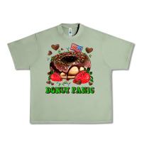 Oil Green donut panic Urban Heavy Tee - AdoDesignShop