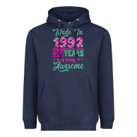 Navy made in 1992, 30 years of being awesome Heavyweight Hoodie - Jasminsmagicworld