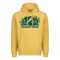 Antique Gold Game day Soccer Premium Hoodie - NancyCooperArtShop