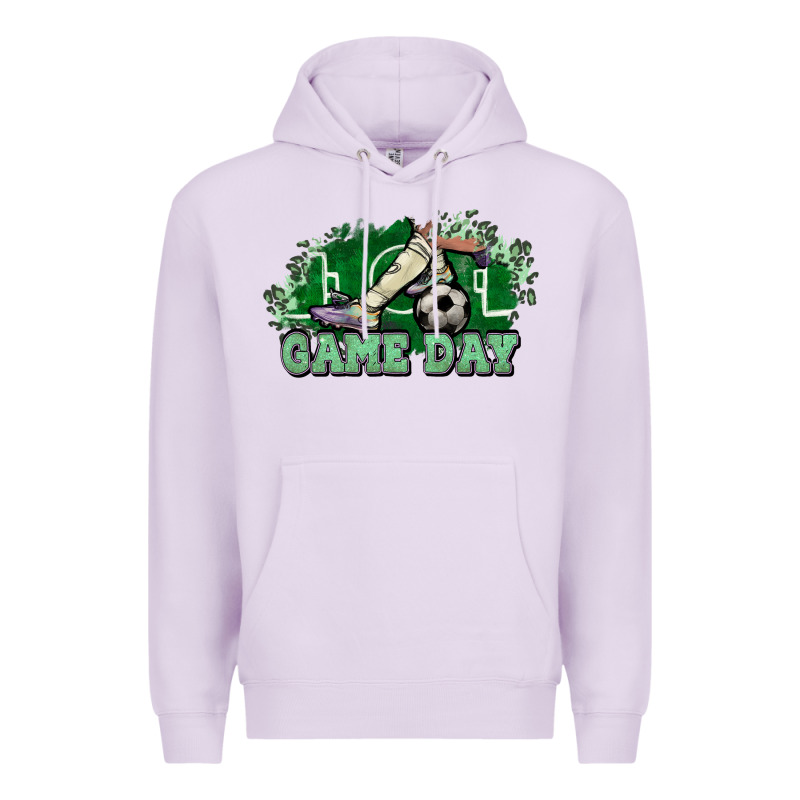 Game Day Soccer Premium Hoodie by NancyCooperArtShop | Teevron
