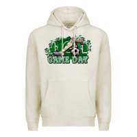 Oatmeal Heather Game day Soccer Premium Hoodie - NancyCooperArtShop