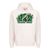 Pale Pink Game day Soccer Premium Hoodie - NancyCooperArtShop