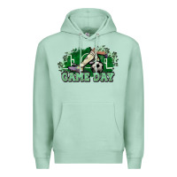 Seafoam Game day Soccer Premium Hoodie - NancyCooperArtShop