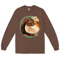 Chestnut floral leopard guinea pigs Long Sleeve Tee - Jasminsmagicworld