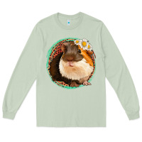 Matcha floral leopard guinea pigs Long Sleeve Tee - Jasminsmagicworld