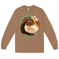 Toasted Coconut floral leopard guinea pigs Long Sleeve Tee - Jasminsmagicworld