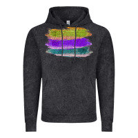 Vintage Black Green Purple Cyan Colored Triple Brush Strokes Vintage Hoodie - Bettercallsaul