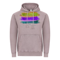 Vintage Zinc Green Purple Cyan Colored Triple Brush Strokes Vintage Hoodie - Bettercallsaul
