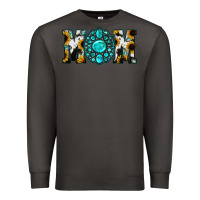 Smoke Sunflower Turquoise Gemstone Cowhide Mom Premium Sweatshirt - Bettercallsaul