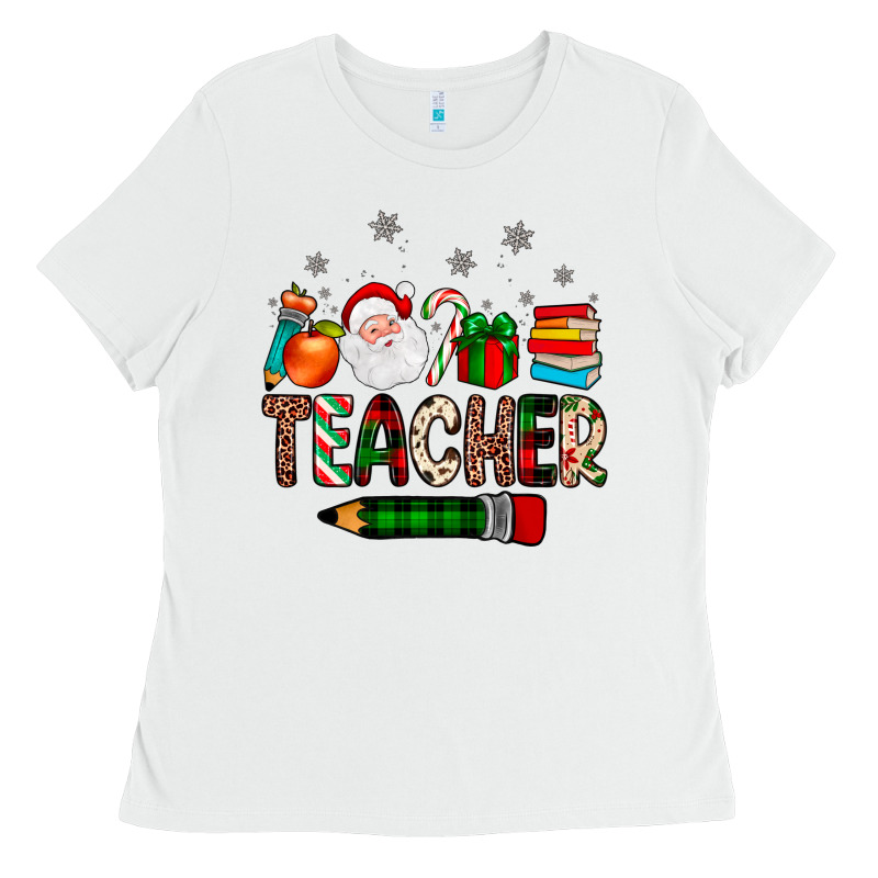 Teacher Christmas Ladies Tee by JahusDesignShop | Teevron