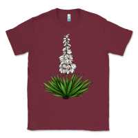 Burgundy Yucca Flower IIIustrations Classic Tee - LillyAllenDesigns