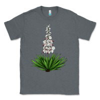 Charcoal Heather Yucca Flower IIIustrations Classic Tee - LillyAllenDesigns