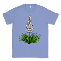 Colony Blue Yucca Flower IIIustrations Classic Tee - LillyAllenDesigns