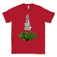 Red Yucca Flower IIIustrations Classic Tee - LillyAllenDesigns