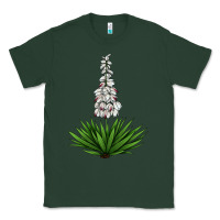 Sports Green Yucca Flower IIIustrations Classic Tee - LillyAllenDesigns