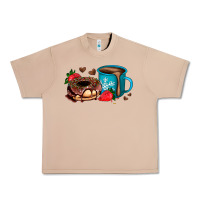 Burro donut coffee strawberry Urban Heavy Tee - AdoDesignShop