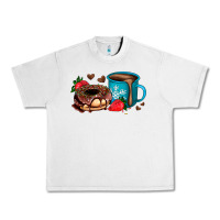 Lunar Rock donut coffee strawberry Urban Heavy Tee - AdoDesignShop