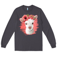 Smoke floral baby goat Long Sleeve Tee - Jasminsmagicworld