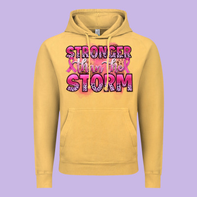 Stronger Than The Storm Vintage Hoodie Designed By Artiststas
