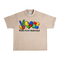 French Oak peace love  cure Urban Heavy Tee - AdoDesignShop