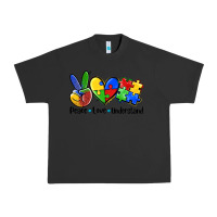 Pigment Black peace love  cure Urban Heavy Tee - AdoDesignShop
