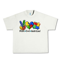 Pistachio peace love  cure Urban Heavy Tee - AdoDesignShop