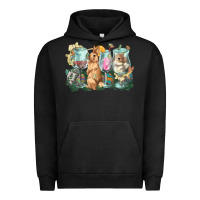 Pigment Black Easter Day wine glasses bunny Urban Hoodie - HowdyJamesFarm