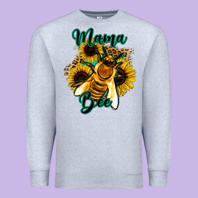 Leopard Sunflower Western Mama Bee Premium Sweatshirt Designed By Bettercallsaul