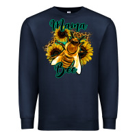 Navy Leopard Sunflower Western Mama Bee Premium Sweatshirt - Bettercallsaul