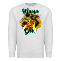 Oatmeal Heather Leopard Sunflower Western Mama Bee Premium Sweatshirt - Bettercallsaul